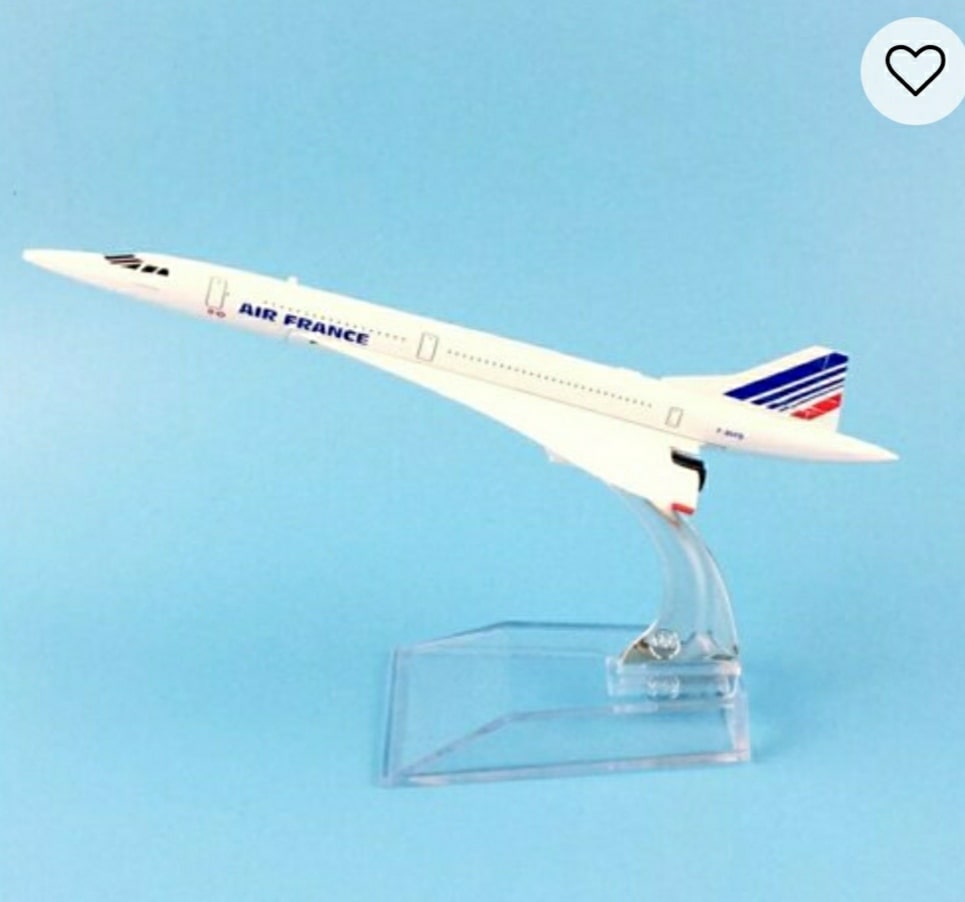 Модель самолета Concorde