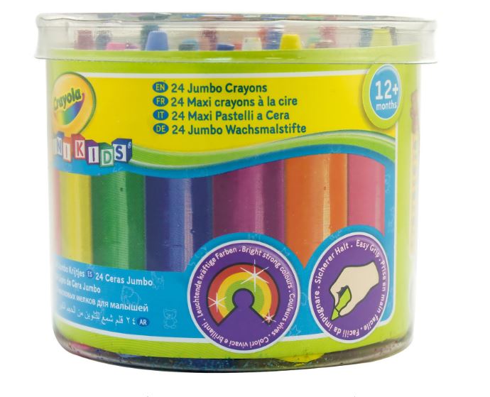 мелки Crayola восковые 24 шт
